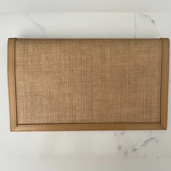 UPTOWN POUCH IN MICRO RAFFIA - Picture 4 of 5